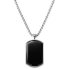Arkai Collier Orisun Anthony à Pendentif En Onyx Noir 20