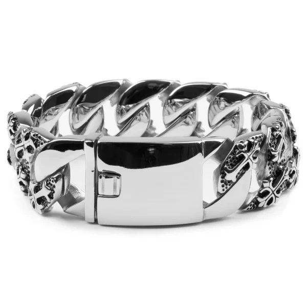 Fort Tempus Bracelet Brut En Acier De Fleur De Lis 5