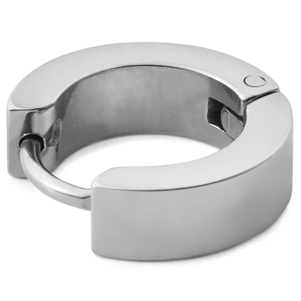 Lucleon Boucle D’oreille Floyd En Acier à Zircones 3