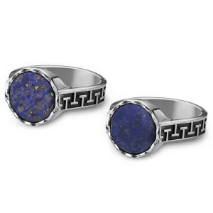 Waykins Atlantis | Chevalière En Acier Inoxydable Et Lapis-lazuli 11