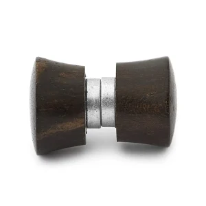 Fort Tempus Boucle D’oreille Magnétique En Bois Noir 6