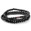 Lucleon Bracelet Noir Pierres Mêlées 14