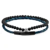 Lucleon Bracelet William 925 Noir & Bleu 22