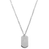 Lucleon Collier Avec Pendentif Plaque Militaire Classique 20