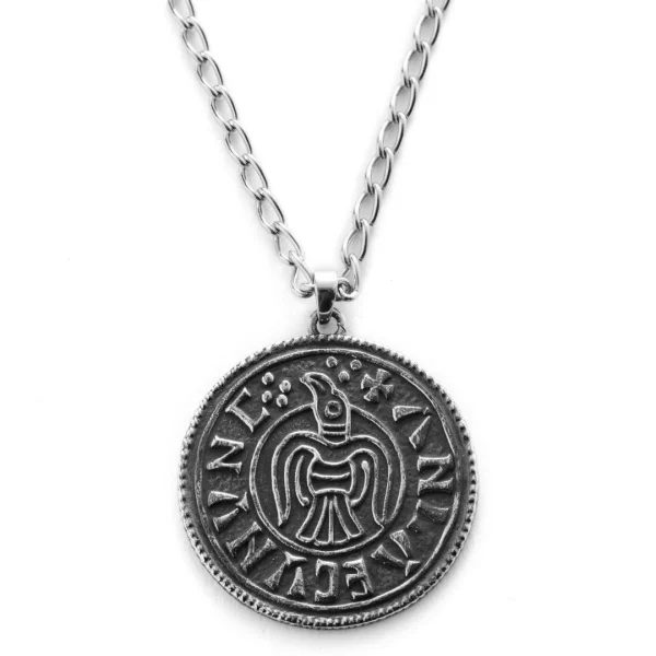 Lucleon Collier Noir Et Argent Lee Makt 1