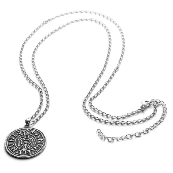 Lucleon Collier Noir Et Argent Lee Makt 5