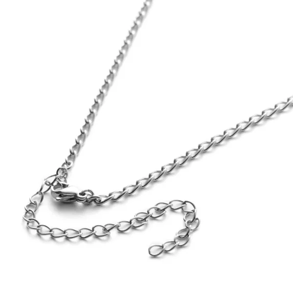 Lucleon Collier Noir Et Argent Lee Makt 6