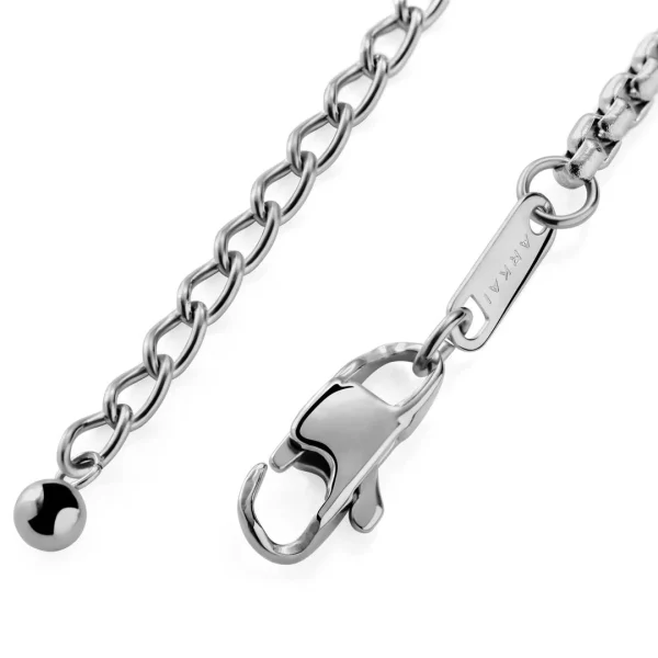 Arkai Atlas | Collier En Acier Argenté à Pendentif étoile Polaire 7