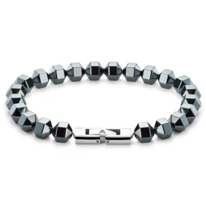 Arkai Bracelet Sanatio En Hématite Hexagonale 18