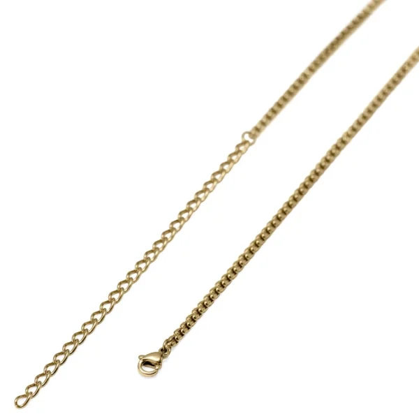 Arkai Collier Rico à Pendentif En Forme De Cartouche Dorée Et Onyx Vert 6
