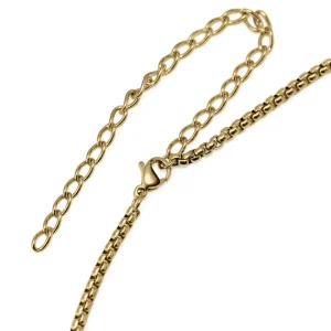 Arkai Collier Rico à Pendentif En Forme De Cartouche Dorée Et Onyx Vert 18