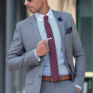 Warren Asher Boutonnière à Fleur Pissenlit Bleu Marine 14