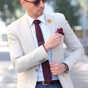 Lucleon Bracelet William 925 Bordeaux & Noir 16