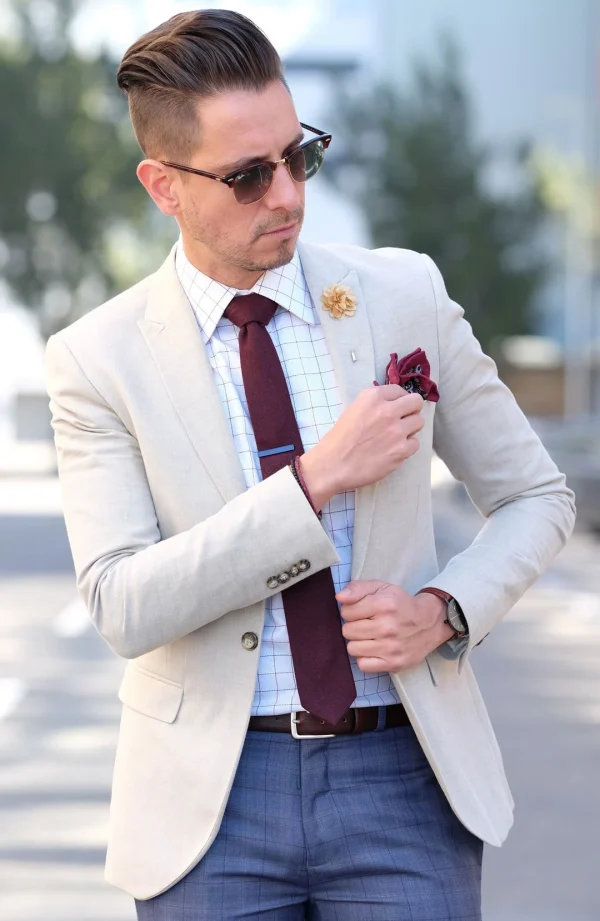Lucleon Bracelet William 925 Bordeaux & Noir 6