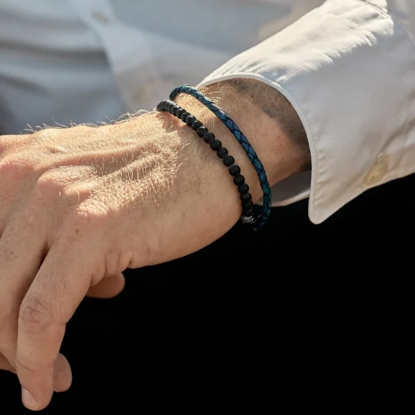Lucleon Bracelet William 925 Noir & Bleu 5