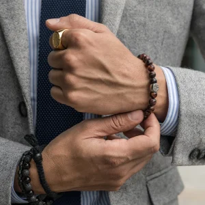 Lucleon Bracelet Tigers Eye Rouge 12