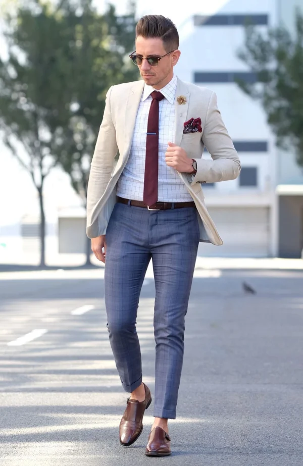 Warren Asher Boutonnière à Fleur Pivoine Marron 7