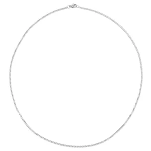 Lucleon Chaîne Argentée à Mailles De 2 Mm 10