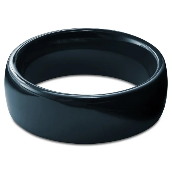 Lucleon Bague En Céramique Turquoise Foncée 3