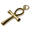 Lucleon Amulette Ankh En Acier Doré 17