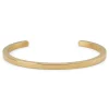 Lucleon Bracelet Manchette Doré à Profil étroit 20