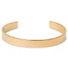 Lucleon Bracelet Manchette En Acier Doré 22