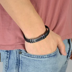 Fort Tempus Bracelet En Caoutchouc Avec Ornement Labyrinthe 10