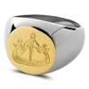 Lucleon Bague Dorée Et Argentée Lorne Makt 20