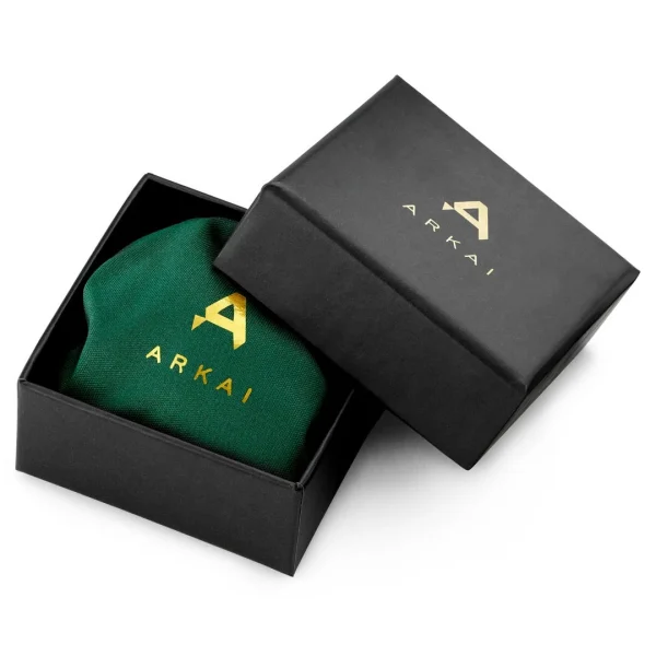 Arkai Atlas | Chevalière L’étoile Polaire En Acier Doré 6