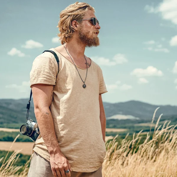 Arkai Atlas | Collier En Acier Argenté à Pendentif étoile Polaire 4