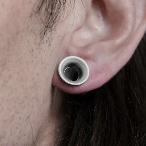 Fort Tempus Tunnel écarteur En Silicone Blanc 15