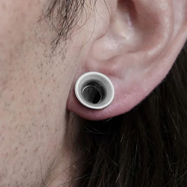 Fort Tempus Tunnel écarteur En Silicone Blanc 6
