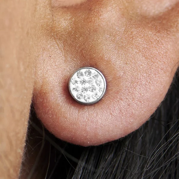 Fort Tempus Boucle D’oreille Magnétique En Zircone – 6 Mm 5
