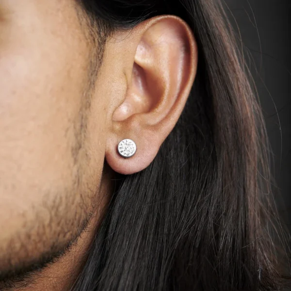 Fort Tempus Boucle D’oreille Magnétique 8 Mm En Zircone 4