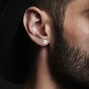 Lucleon Boucle D’oreille Couleur Or Avec Zircone 6 Mm 14