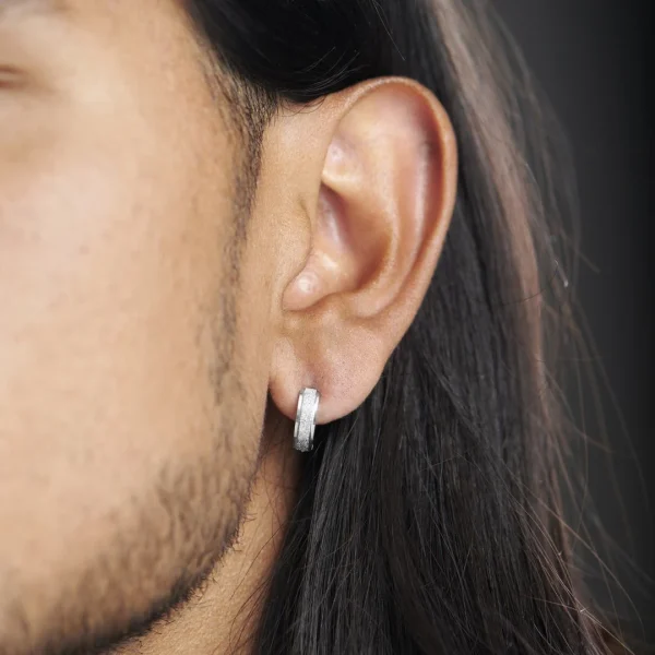 Fort Tempus Boucle D’oreille Clip Finition Brossée 5