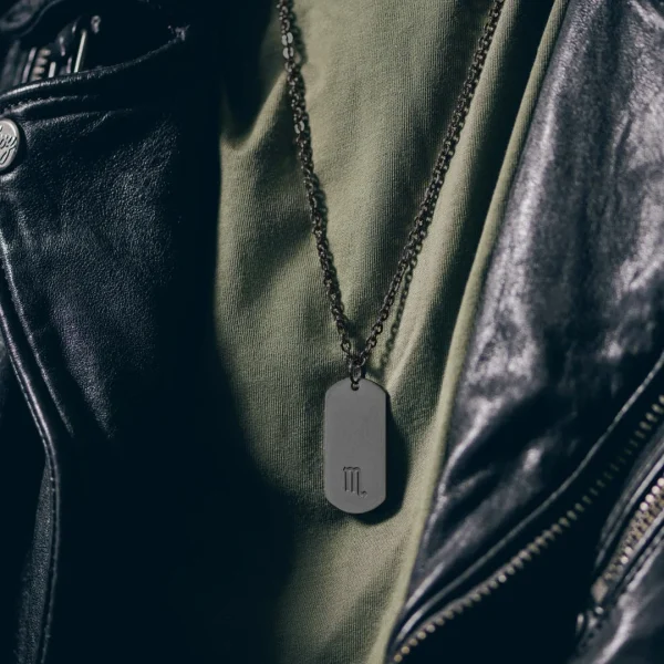Lucleon Collier Zodiaque En Acier Gunmetal – Le Scorpion 3