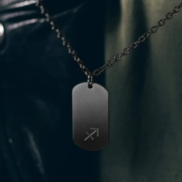 Lucleon Collier Zodiaque En Acier Gunmetal – Le Sagittaire 7