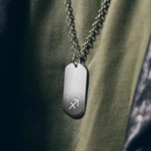 Lucleon Collier Zodiaque En Acier Argenté – Le Sagittaire 18