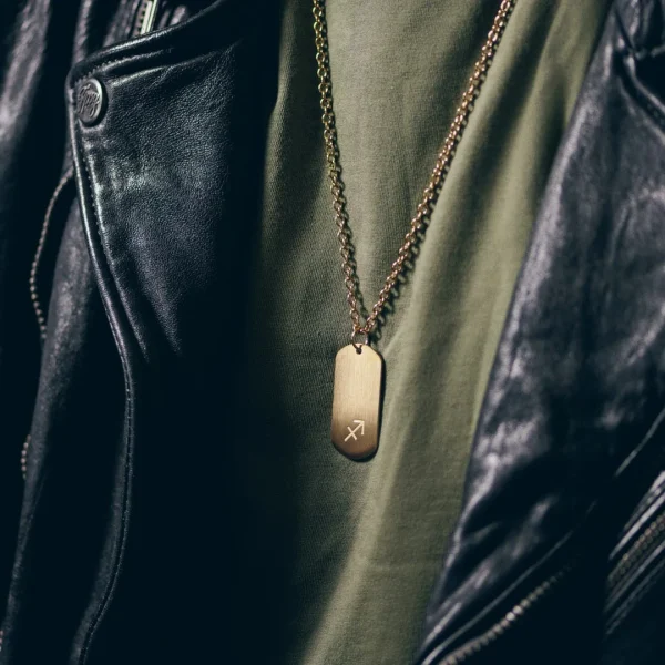 Lucleon Collier Zodiaque En Acier Doré – Le Sagittaire 3