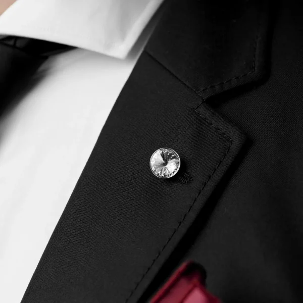 Warren Asher Broche Argentée Glamour 5