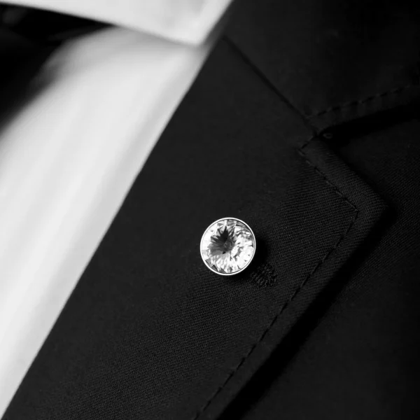 Warren Asher Broche Argentée Glamour 4