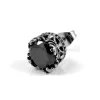 Fort Tempus Boucle D’oreille Noire « Royal » 9mm 13