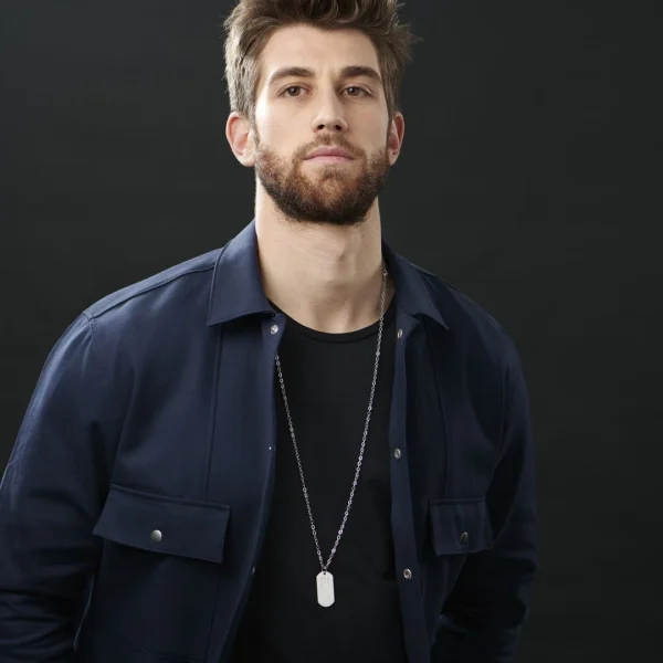 Lucleon Collier Avec Pendentif Plaque Militaire Classique 7