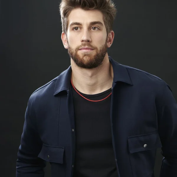 Collin Rowe Collier En Cuir Rouge Tressé 3 Mm 5
