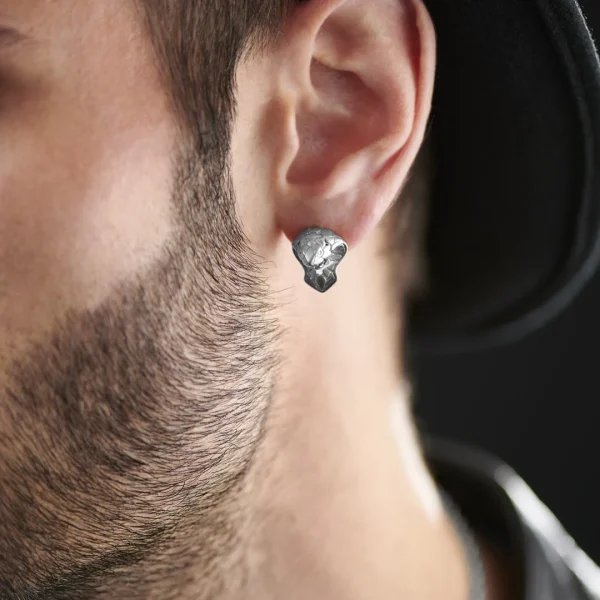 Moody Mason Boucle D’oreille Jax – Cobra En Acier 5