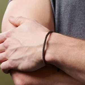 Waykins Bracelet De Noeud Chanceux Brun Whit 14