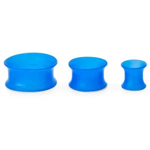 Fort Tempus Tunnel écarteur En Silicone Bleu 9