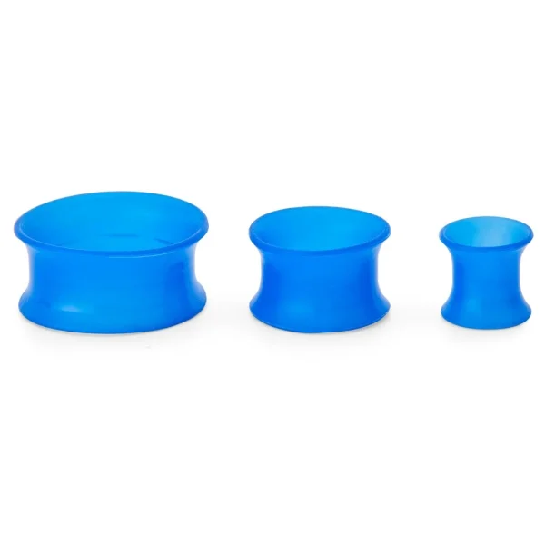Fort Tempus Tunnel écarteur En Silicone Bleu 3