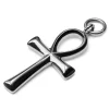 Lucleon Amulette Ankh En Acier Argenté 20
